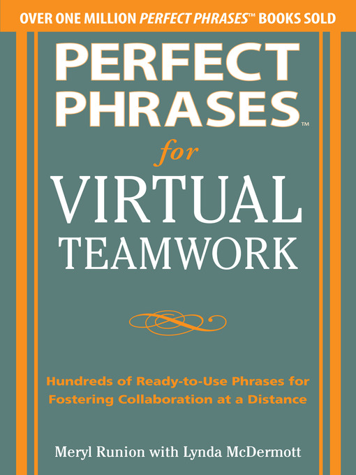 Cover image for Perfect Phrases for Virtual Teamwork